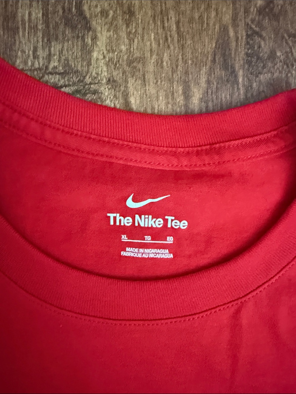 Nike Red Air Max Graphic Short Sleeve Tee Size XL - Picture 8 of 11